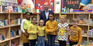 Jonathan Reynolds MP visits Arundale and Pinfold Schools