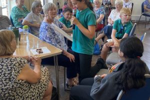 Holden Clough pupil at Community event